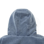 Woolen Collar Cotton Jacket With Fleece