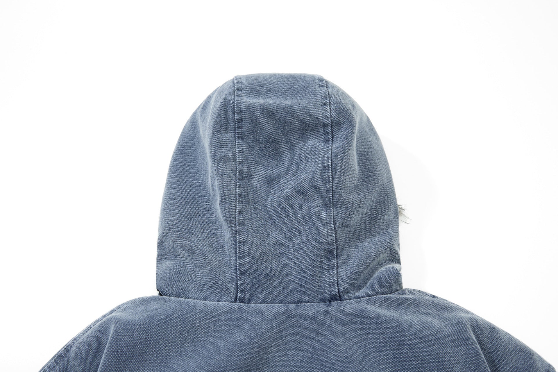 Woolen Collar Cotton Jacket With Fleece