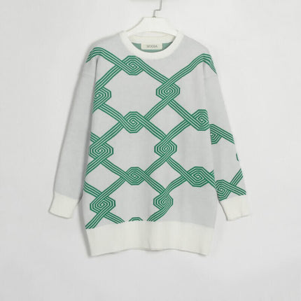 ONeck Knit Sweater – Soft Loose Fit