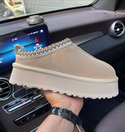 Botas de Nieve de Estilo Étnico Tejidas