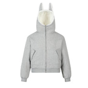 Street Fashion Zipper Hooded Sweatshirt for Men
