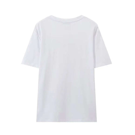 White Polo Neck Cotton TShirt – Slim Fit