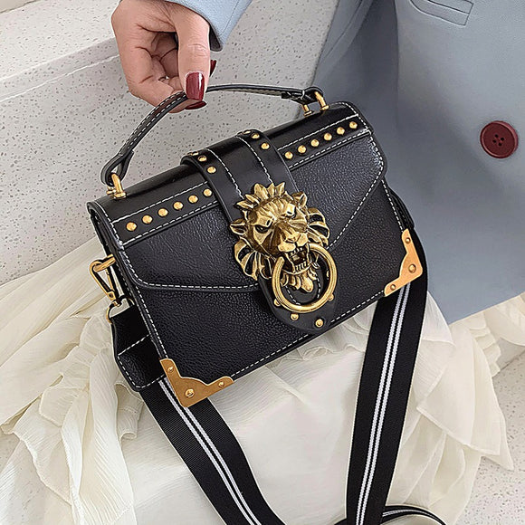 Retro Pu Handbag Single Shoulder Crossbody Bag