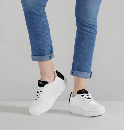 Baskets en maille légères à plateforme