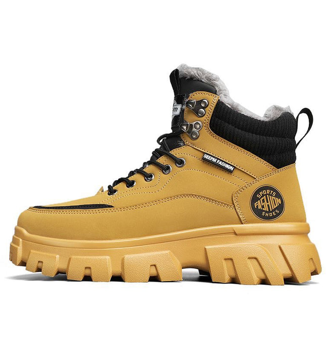 Bottes Martin en Suède Hautes pour Hommes d'Hiver