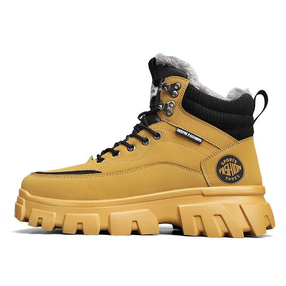 Herren Winter Wildleder High Top Martin Stiefel