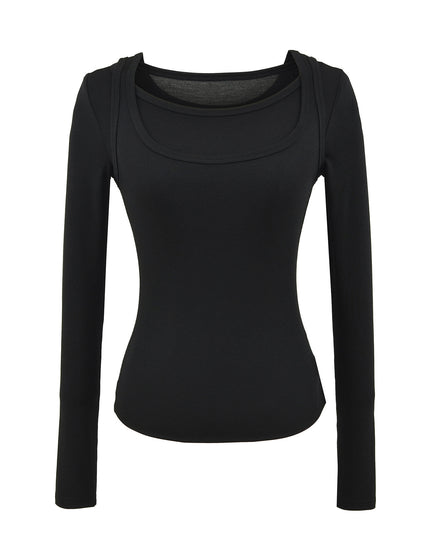 T-shirt à manches longues ajusté