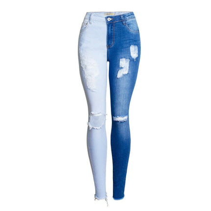 Grozavu Ripped Knees Jeans: Distressed Style at €49.00