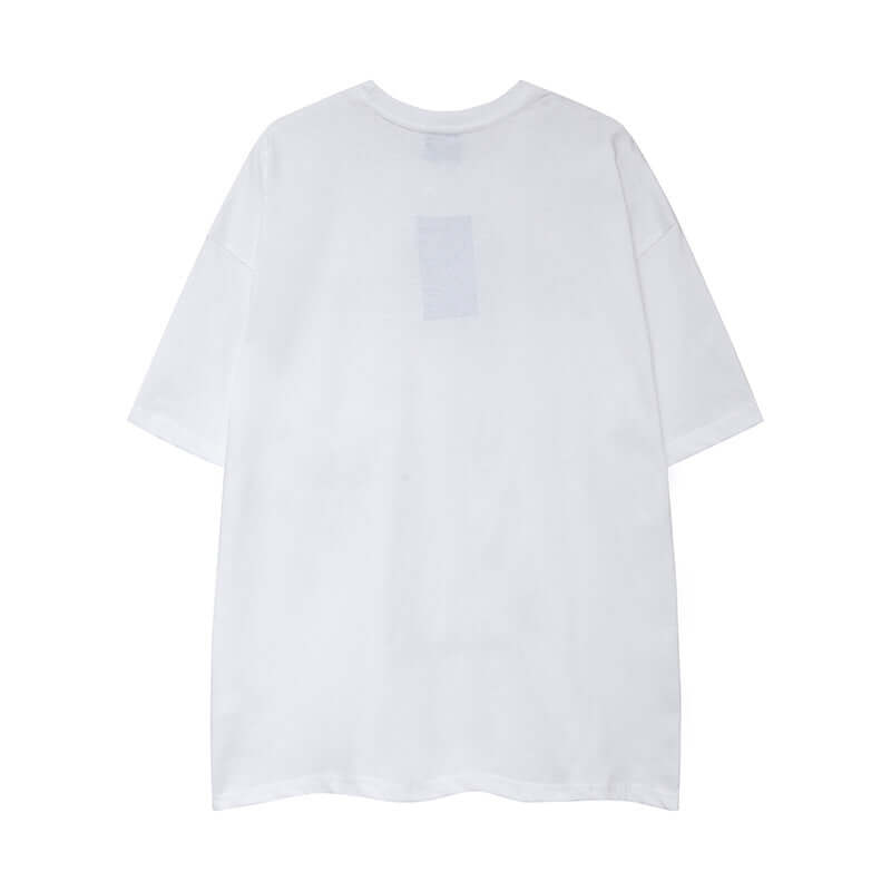 White heavyweight black tee with Grozavu logo