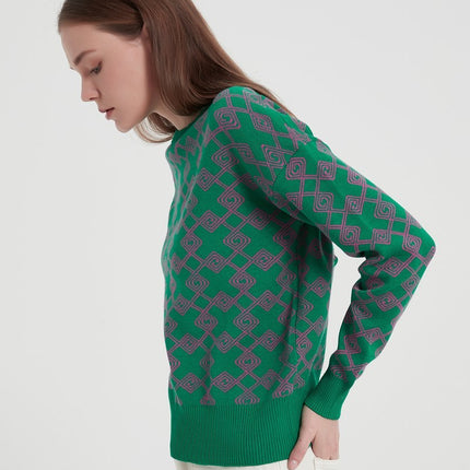 Soft ONeck Knit Sweater – Loose Fit