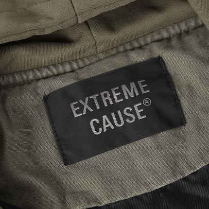 Casual Distressed Zipper Hoodie – Loose Fit