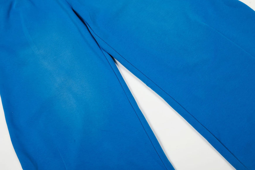 Retro Stylish Letter Print Deconstructed Loose Wide-Leg Men's Knife Pants