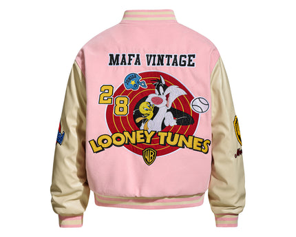 Vintage Patchwork Letter Embroidery Woolen Thickened Jacket