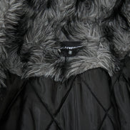 Woolen Collar Cotton Jacket With Fleece