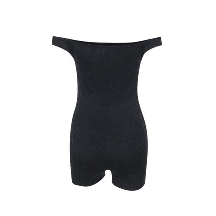 Mono Casual de Encaje en los Hombros