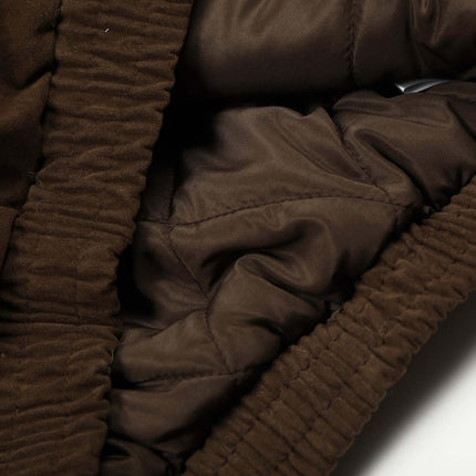 Warm Cotton Jacket with Fur Collar – Loose Fit interior lining detail