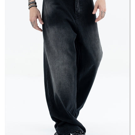 Gerade lockere Passform Denim Jeans für Männer und Frauen