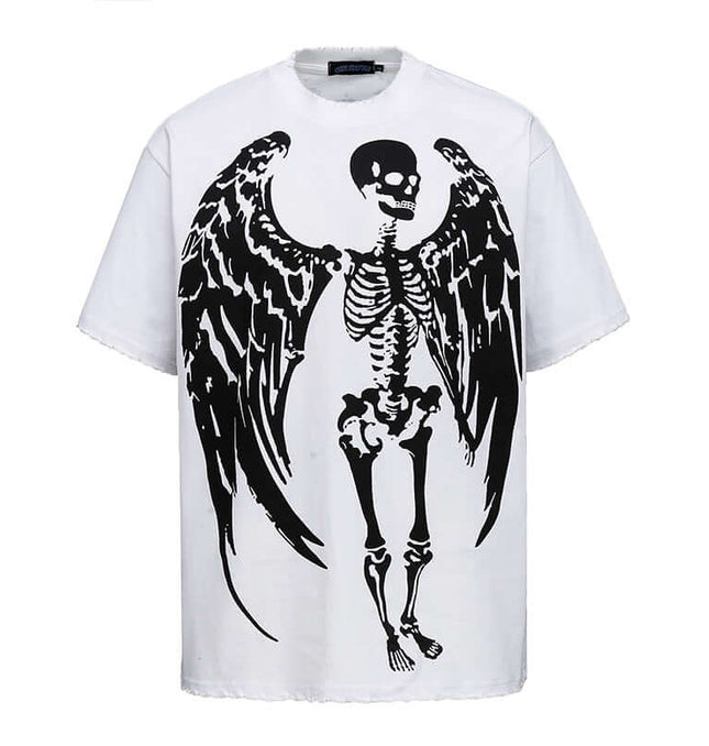 Camiseta Impresa Demonio Calavera – Corte Suelto