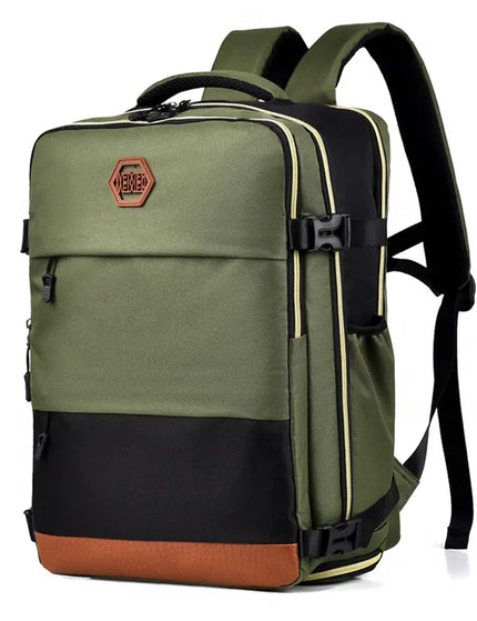 Sac à dos multi-poches en blocs de couleur