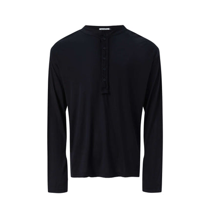 Tricou cu mâneci lungi, ajustat, deconstruit