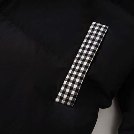 Hooded Cotton Puffer Coat – Loose Fit