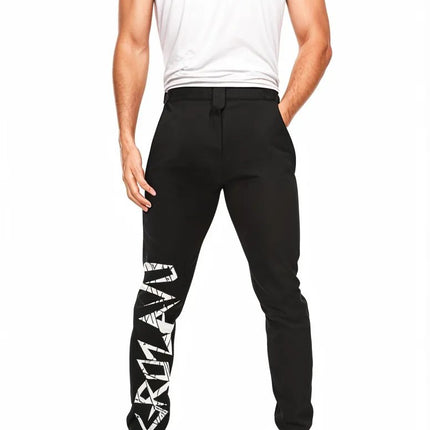 Casual slacks in a baggy fit, designed for easy comfort and a stylish streetwear aesthetic.