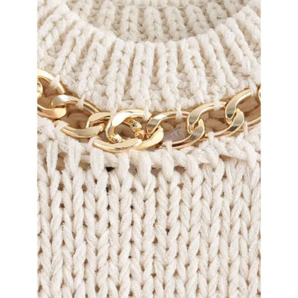 Top de tirantes de punto en cadena asimétrico – Corte ajustado