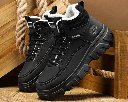 Bottes Martin en Suède Hautes pour Hommes d'Hiver