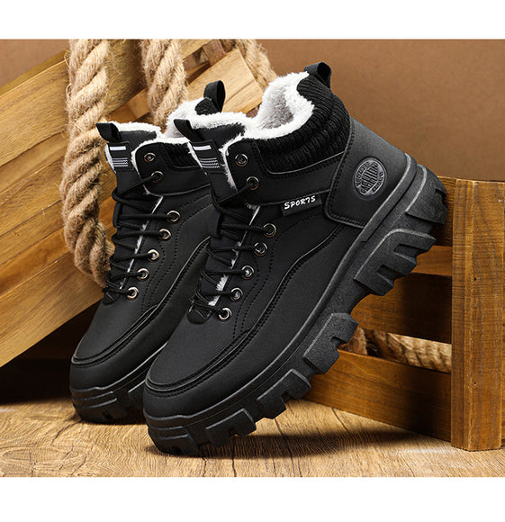 Herren Winter Wildleder High Top Martin Stiefel