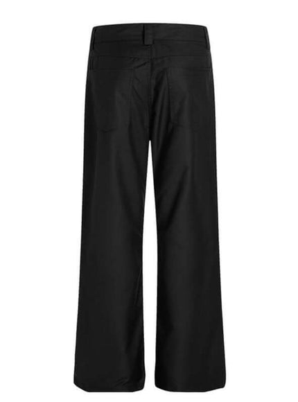 Black black basic jeans with Grozavu logo