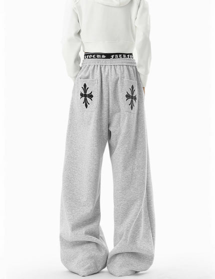 Casual Pants Men Winter Sporty Trousers Trendy Lazy Style Wide Leg Pants