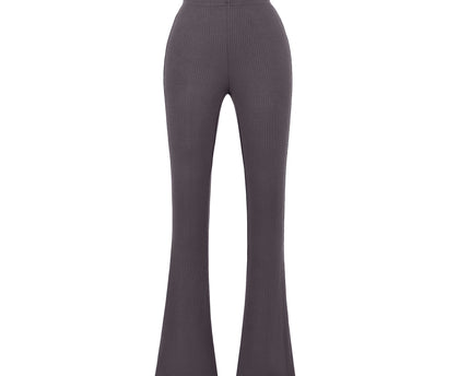 Slim fit low waist slightly flared pants