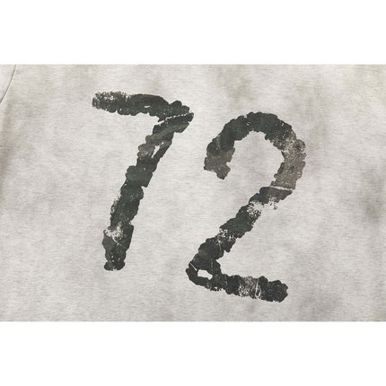 Buchstaben Druck Zweiteiliges Langarm T-Shirt