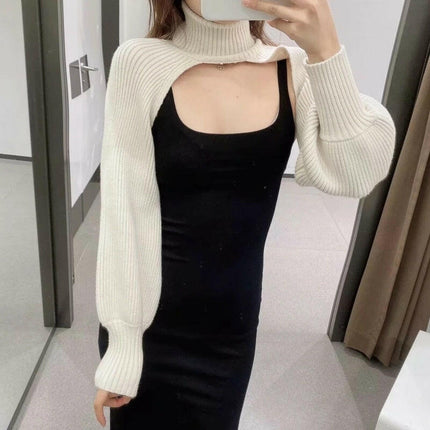 Grozavu:Turtleneck Knit Sweater, Chic Design, Casual Pullover at €58.99