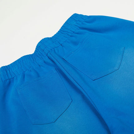 Retro Stylish Letter Print Deconstructed Loose Wide-Leg Men's Knife Pants