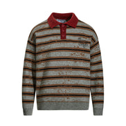 Vintage Twisted Knit Oversized Pullover Winter Sweater