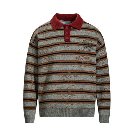 Vintage Twisted Knit Oversized Pullover Winter Sweater