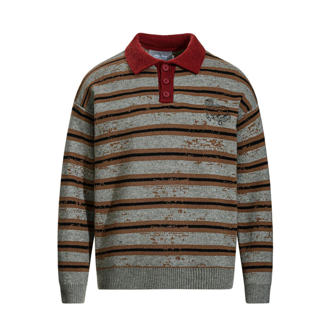 Vintage Twisted Knit Oversized Pullover Winter Sweater