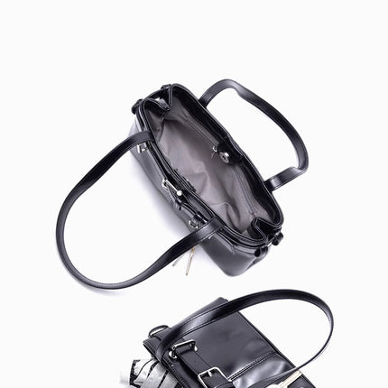 PU Leather Small Shoulder Bag – Black, White, Red & Brown