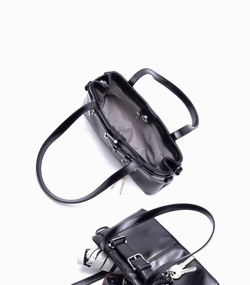 PU Leather Small Shoulder Bag – Black, White, Red & Brown