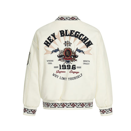 Heavy Industry Embroidered Cotton Robe for Men