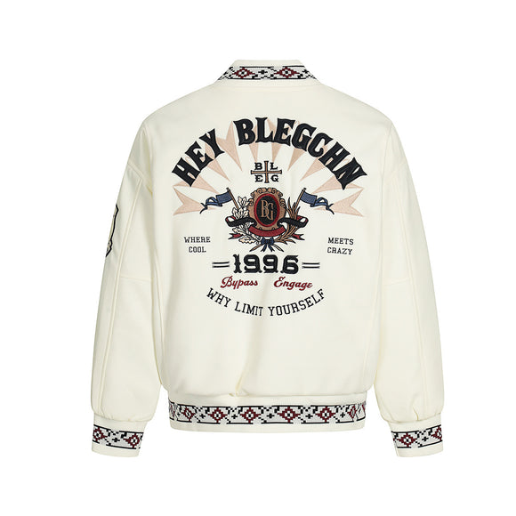 Heavy Industry Embroidered Cotton Robe for Men