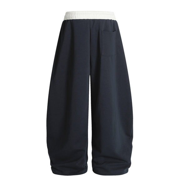 Street Style Towel Embroidery Heart Graphic Sweatpants