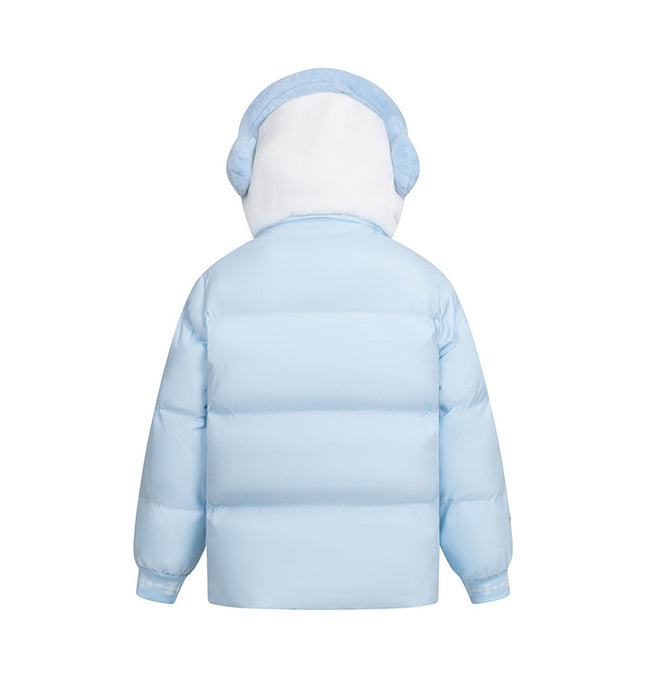 Plush Hooded Cotton Coat