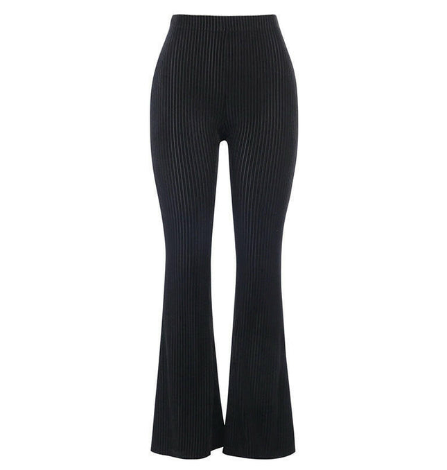 Grozavu Retro High-Waist Slim Flared Pants at €21.64