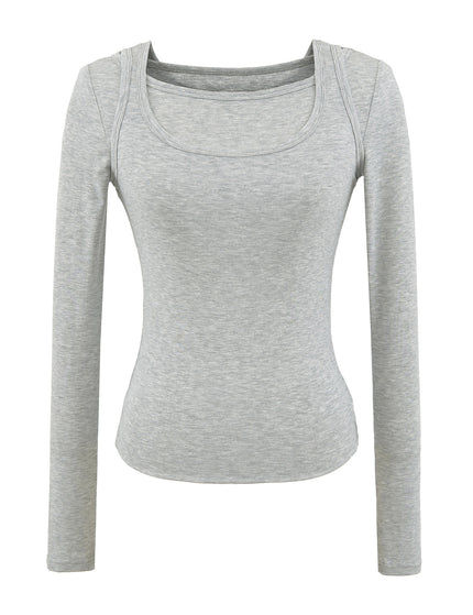 T-shirt à manches longues ajusté