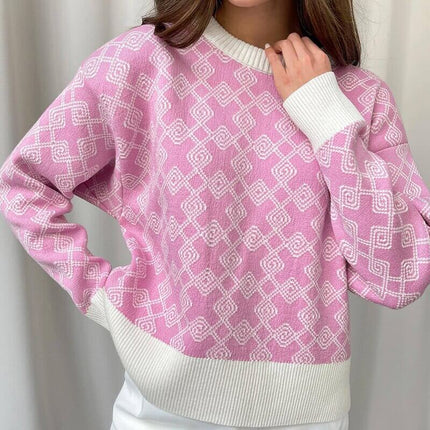 Soft ONeck Knit Sweater – Loose Fit