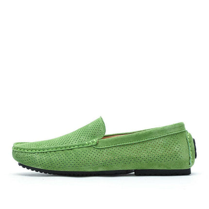 Grozavu Men's Summer Loafers - Genuine Leather Slip-On Shoes at €49.68