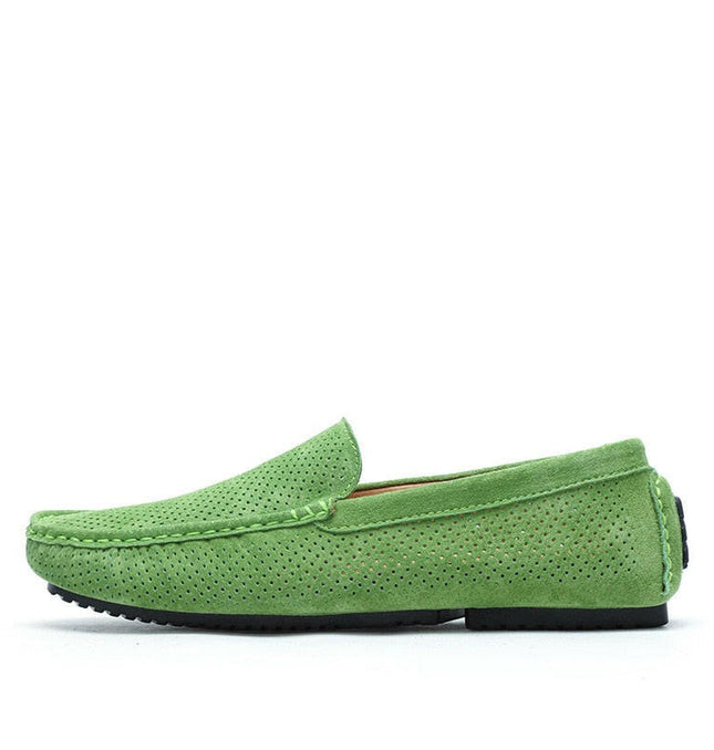 Grozavu Men's Summer Loafers - Genuine Leather Slip-On Shoes at €49.68