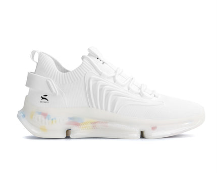 White Air-Cushion Sneakers